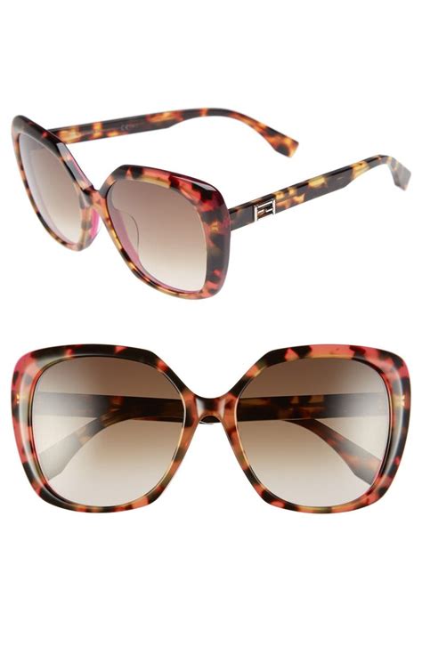 nordstrom com fendi sunglasses|Fendi oversized 56mm sunglasses.